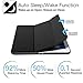 DuraSafe Cases for iPad 9.7 Inch 6/5 Gen 2018/2017 [ A1893 A1954 A1822 A1823 ] Smart Cover with Translucent Back - Black (Trifold)