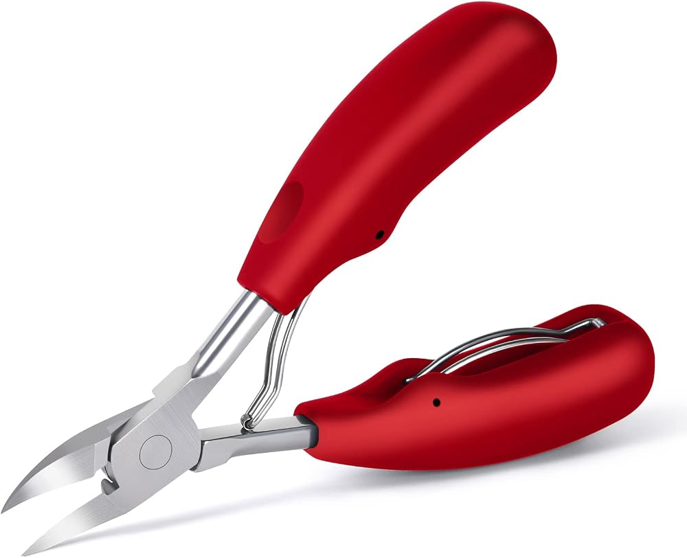 URAQT Toenail Clippers Thick Nail Cutter Heavy Duty Stainless Steel