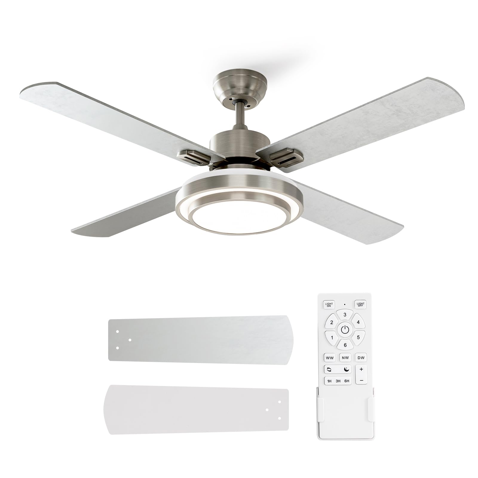 warmiplanet Ceiling Fans with Lights and Remote