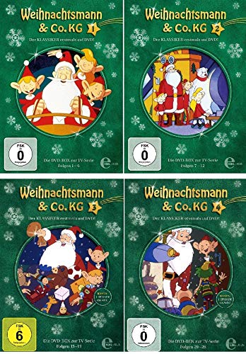 Weihnachtsmann & Co. KG - DVD Box 1+2+3+4 Folgen 1-26 im Set - Deutsche