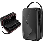 TELESIN Large Carry Case Carrying Travel Bag for GoPro Max Hero 13 12 11 10 9 8 7 6 5 DJI Action 3 4 5 Osmo Pocket 3 Insta360 X3 X4 X5 Go3 Ace Pro AKASO Battery Charger Strap Mount Accessories
