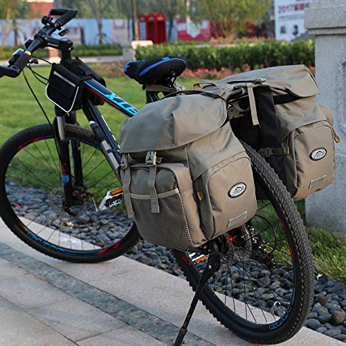 FANWU 50L Bike Panniers Bicycle Commuting Bag Waterproof Saddle Bags