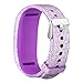 SKYLET Compatible with Garmin Vivofit JR Kids/Vivofit 3/JR 2 Bands Women Men, 5-Pack Pattern Soft Silicone Replacement Bands Compatible with Garmin vivofit JR/JR.2 Bands Buckle Large Small