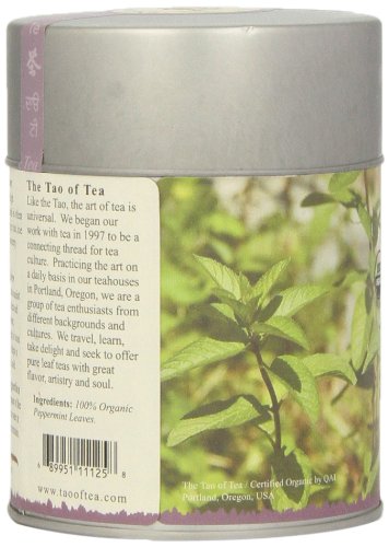The Tao of Tea, Peppermint Herbal Tea, Loose Leaf, 2 Ounce Tin