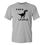 Mashed Clothing Papa Saurus T-Rex Dinosaur Adult T-Shirt