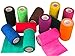 Prairie Horse Supply 6 Rolls Assorted Self Adhesive Bandage Wrap 4 Inch Elastic Cohesive Vet Tape for First Aid, Medical, Sport & Animals Wound