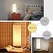 ZEEFO Bedside Table Lamp, Retro Style Solid Wood Base Table Lamps with Fabric Shade Nightstand Mini Desk Lamps for Bedroom, Living Room, Bookcase (Square)