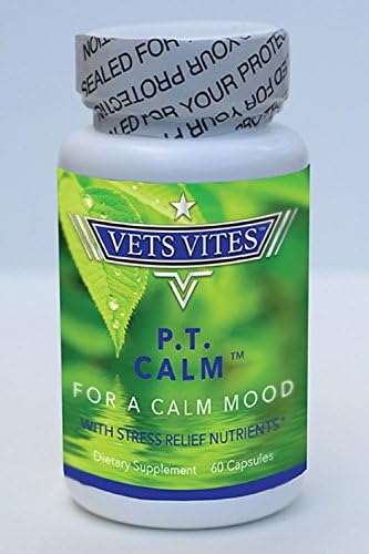 Anti Anxiety Supplement for Men & Women - L-Theanine Relaxation Formula, Herbal Antioxidants, Passion Flower - Natural Stress Relief Pills - Supporting US Veterans (60 Capsules)