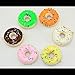 1 Pcs Kawaii Donuts Soft Squishy Colorful Cell phone Charms Chain Cute Straps by UBOOMS