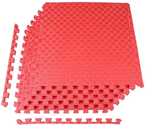 BalanceFrom 1" Extra Thick Puzzle Exercise Mat with EVA Foam Interlocking Tiles for MMA, Exercise, G BalanceFrom 1" Extra Thick Puzzle Exercise Mat with EVA Foam Interlocking Tiles for MMA, Exercise, G