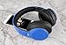 Altec Lansing MZX300-BLU Wireless Over Ear Bluetooth Headphones with Microphone, Blue
