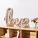 TOYMYTOY LOVE Designed Foil Balloon Mylar Balloons for Wedding Party Decoration (Rose Gold)