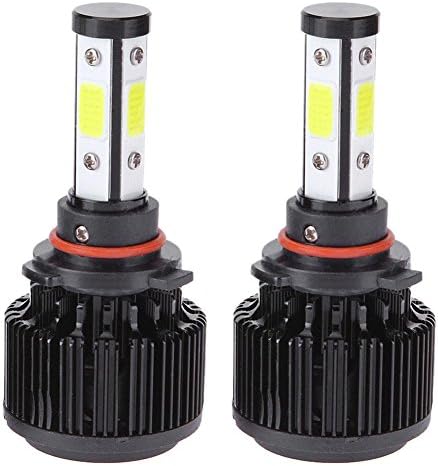 9005 5000Lumens Extremely Bright COB Chips All-in-One LED Headlight Bulbs Halogen Fog Driving Lamp Conversion Kit, Xenon White 6500k by Quellera