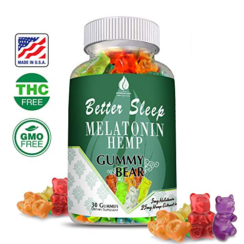 Melatonin Hemp Gummies for Sleep, Anxiety and Stress Relief. 5mg Melatonin + 25mg of 100% Pure Organic Hemp Extract in Every Gummy. #1 Natural Sleep Aid to Promote restful Sleep -30 Servings Melatonin Hemp Gummies for Sleep, Anxiety and Stress Relief. 5mg Melatonin + 25mg of 100% Pure Organic Hemp Extract in Every Gummy. #1 Natural Sleep Aid to Promote restful Sleep -30 Servings