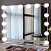 ROYFACC Vanity Mirror Light Kit for Makeup Hollywood Style with 10 LED Mirror Lights Bulbs, Brightness Dimmable, US Plug, Mirror Not Include