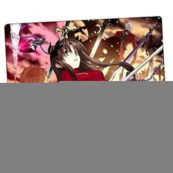 Anime Fate Emiya Shirou Tohsaka Rin Mouse Pad 36cmx27cmx3mm