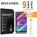 Note 4 Case, Galaxy Note 4 Case, Starshop [Heavy Duty] Dual Layers Kickstand Case with [0.33m 9H Tempered Glass Screen Protector Included] and Locking Belt Clip (Black)
