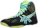 ASICS Men's Cael V6.0 Wrestling Shoe, Black/Atomic Blue/Flash Yellow, 7 M US
