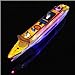 Ocean Liner Ship Boat Electric Toy Flash LED Lights Sounds Kid Gift