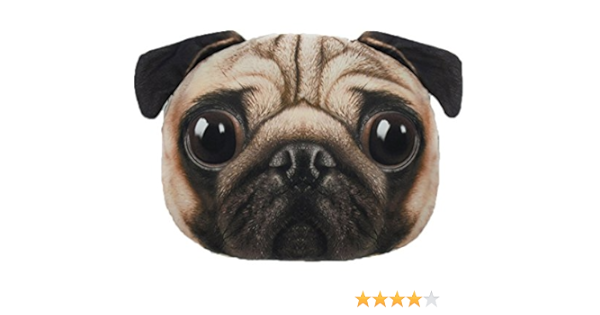 pug shaped cushion