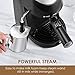 Aicook Espresso Machine, 3.5 Bar 4 Cup Espresso and Cappuccino Coffee Maker, 2 in 1 Semi-Automatic Coffee Machine with Milk Frother, Stainless Steel Espresso Maker with Steamer