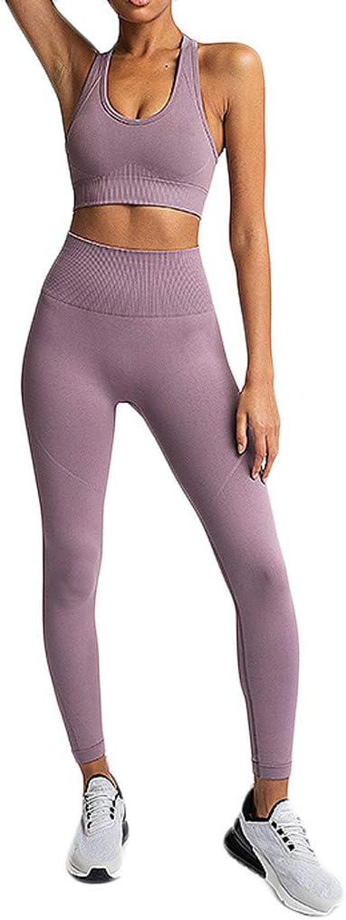 Wtouhe Women's Gym Clothing Set,Sale Ladies Casual Comfort Digital Printing Vest Trousers Sports Suit Yoga Pants Fitness Suit
