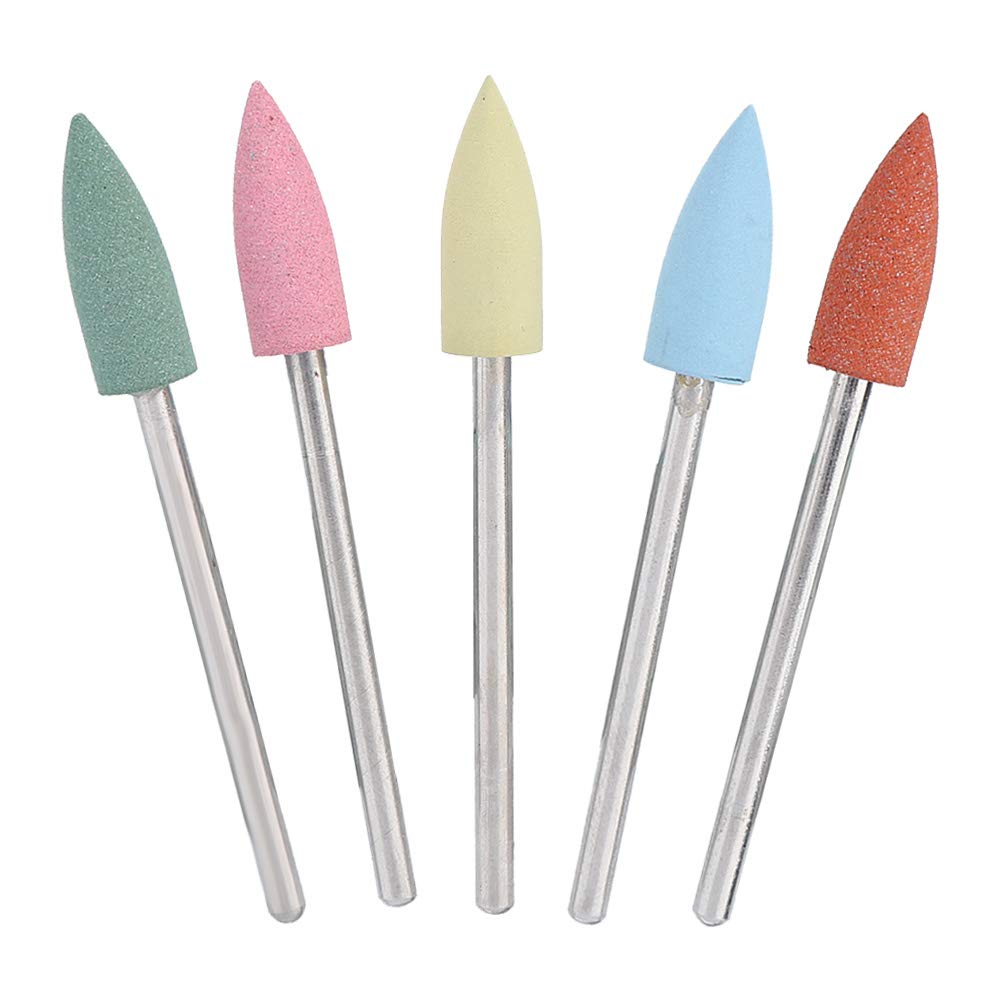 Nail Polishing Burr, Manicure Bit, Safe and reliable Silicone rubber drill bit for Home Manicure Store Salon Shop Beauty Salon(152)