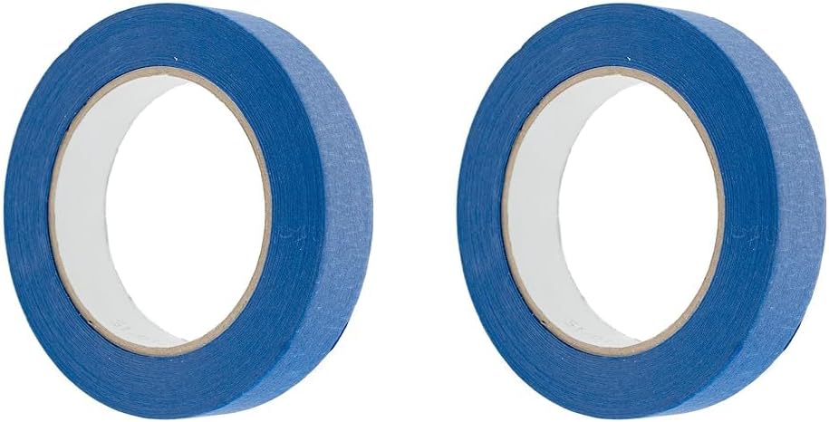 CORAL 71501 Easy Blue Masking Tape 1 inch 50M Roll Indoor Outdoor UV Resistant