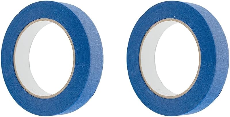 CORAL 71501 Easy Blue Masking Tape 1 inch 50M Roll Indoor Outdoor UV Resistant