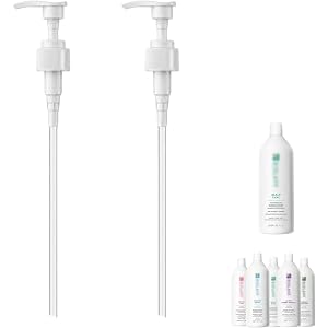 Shampoo and Conditioner Pump Compatible with Biolage, 1 L/33.8 Fl Oz Bottles, Dispensing Liter Pump for Biolage Shampoo and C