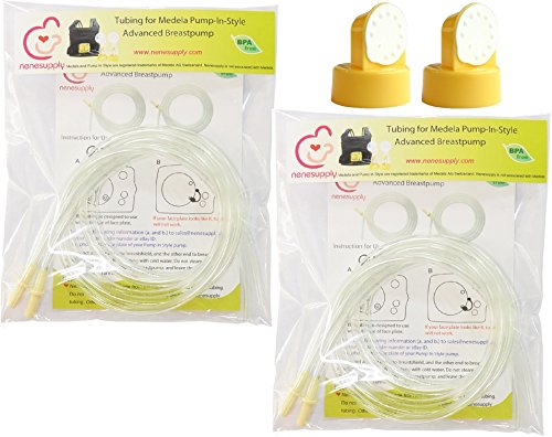 Pump in Style Tubing x4 ,Valve x2, and Membrane x2 for Medela Pump in Style Advanced Breastpump. Replace Medela Tubing Medela Membrane Medela Valve Replace Medela Pump Parts Medela Replacement Parts