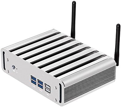 XCY Mini PC 5th Gen CPU Intel Core i7 5500U With Windows 10 Fanless PC With 8G RAM, 64G SSD And 500G HDD, 2.4GHz, Dual core Four Threads VGA+HDMI+LAN