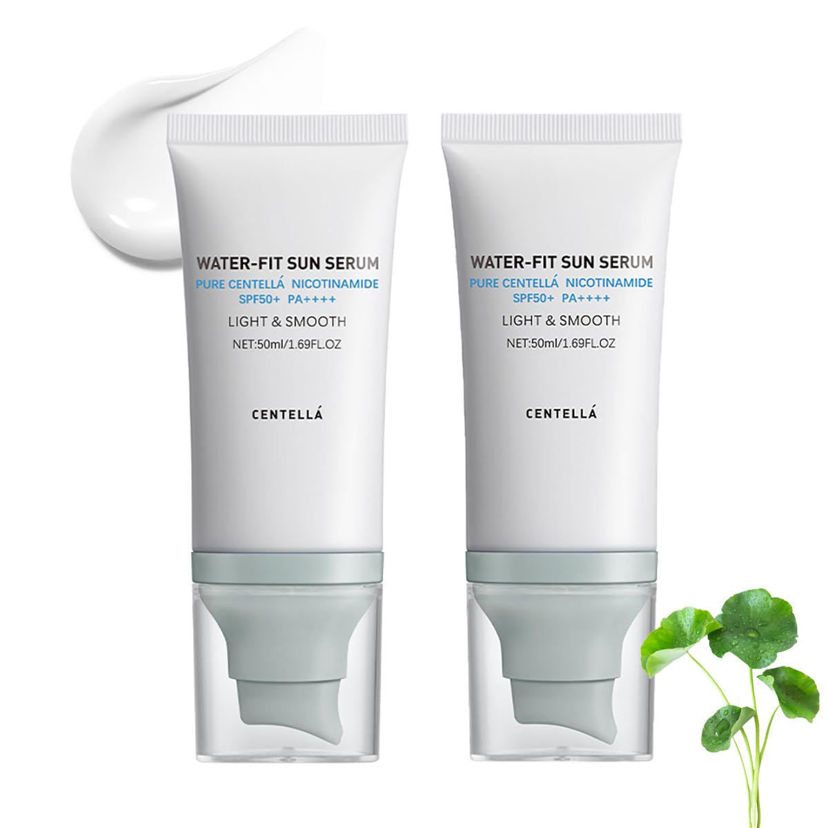 Photo 1 of ???????á Sunscreen SPF50 PA++++, 50ML Cen-tella Madagascar Face Sun Screen Long-Lasting Protection (2 Packs)