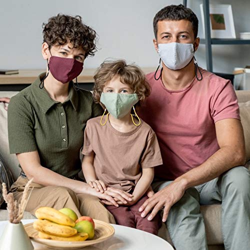 10PCS Face Mask Lanyard for Kids/Adults, Adjustable Length Mask Lanyard With Clips,Comfortable fits Back of Head or Neck, Relax Your Ear, Holder Strap to Keep Around Neck for Your Convenient Life