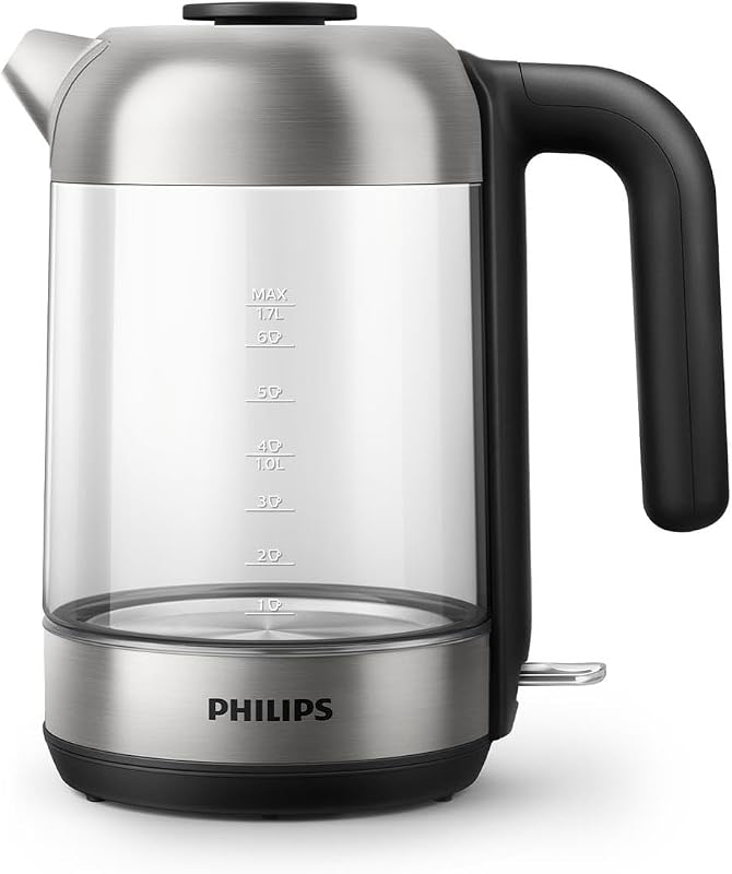 Bouilloire Électrique 5000, 1,7L, Ébullition rapide, Verre