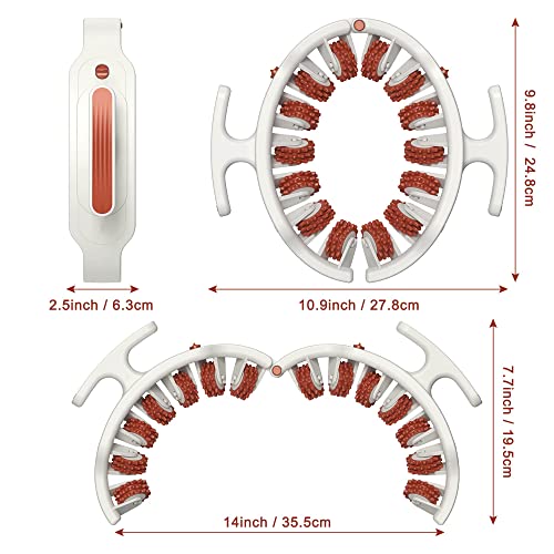 TERRIFI Cellulite Massager, Manual Muscle Massager Roller Ring Multi-functional Detachable Leg Beautifier for Leg, Neck, Arm and Buttocks