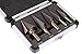 TMS 5PCS HSS Cobalt Multiple Hole 50 Sizes Step Drill Bit Set Tools w/ Aluminum Case