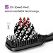 Ionic Hair Straightener Brush, GLAMFIELDS Electrical Heated Irons Hair Straightening with Faster Heating, MCH Ceramic Technology, Auto Temperature Lock, Anti Scald, Heat Resistant Glove (Black-02)