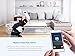 LiFu Wireless IP Camera, 1080 x 720P Home Security Surveillance HD Pan and Tilt WiFi Camera Built-In Microphone with Night Vision for Pet, Baby Video Monitoring