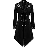 Apocrypha Men's Medieval Steampunk Tailcoat Victorian Gothic Jackets Frock Coat