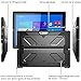 The New Surface Pro 2017 Case, Heavy Duty i-Blason Armorbox Dual Layer Hybrid Full-Body Protective Kickstand Case Compatible with Microsoft Surface Pro 4 2015 NO Built in Screen Protector (Black)