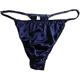 Yavorrs Men's Silk Panties G-Strings Thongs Size S M L XL 2XL (Multicoloured)