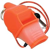 Fox 40 Sonik Blast CMG Whistle with Lanyard, Orange