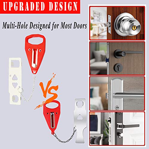 Portable Door Lock, Extra Locks for Additional Safety, AntiTheft Door