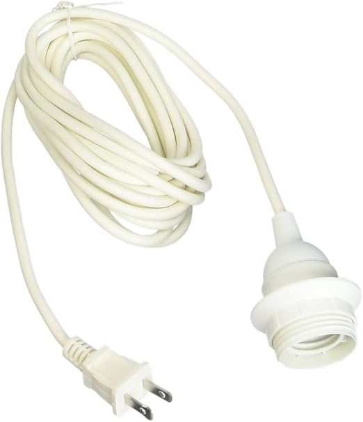 Ikea Hemma Cord Light Set 155 Long With 2 Ceiling Hooks All White