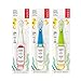 RADIUS Totz Plus Brush Kids Toothbrush Silky Soft BPA Free ADA Accepted Designed for Delicate Teeth & Gums for Children 3 Years & Up - Assorted - Pack of 3