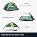 Hewolf Camping Tent 3-4 Person [Instant Tent] Waterproof [Double Layer] [Quick Setup] 3 Season Family Beach Tent UV Protection Carry Bag