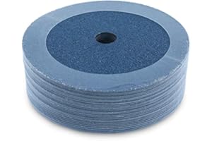 BHA Zirconia Resin Fiber Grinding and Sanding Discs, 7” x 7/8”, 80 Grit - 25 Pack