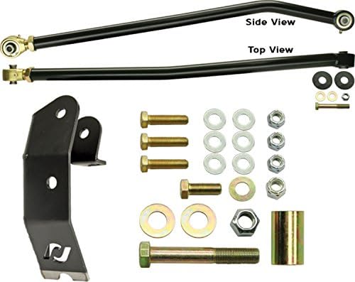 Currie Enterprises CE-9123N TJ/LJ JOHNNY JOINT Rear Trac Bar with Currie Housing Bracket Kit