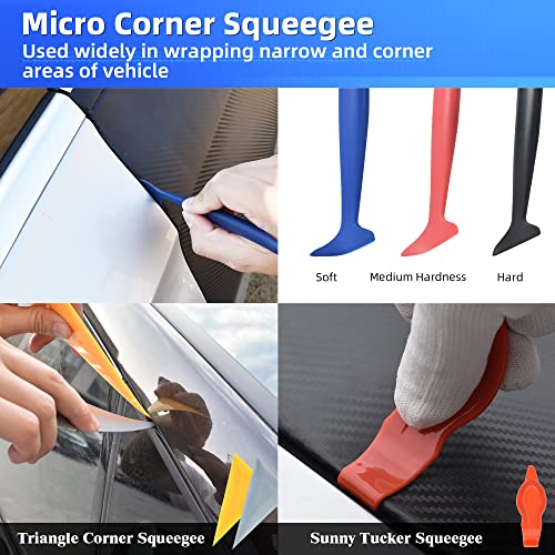 REEVAA Vinyl Wrap Tool Kit Car Wrap Kit Vinyl Wrap Tools Vinyl Wrap Kit